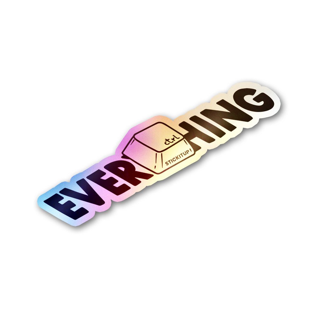 Ultimate Control Holographic Stickers