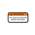 Vehicle Warning Bumper Sticker