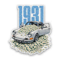 Vintage Car Sticker