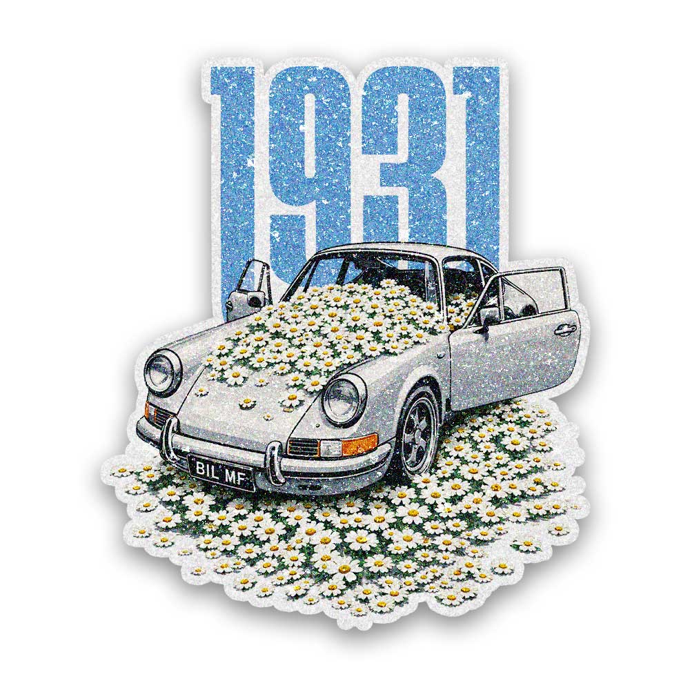 Vintage Car Sticker
