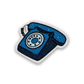 Vintage telephone Glitter Sticker