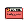 Warning Sticker