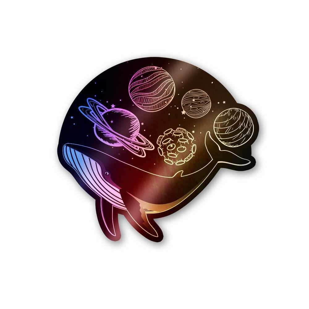 Whale Holographic Stickers