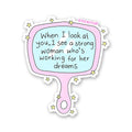 WHEN I LOOK AT YOU Sticker