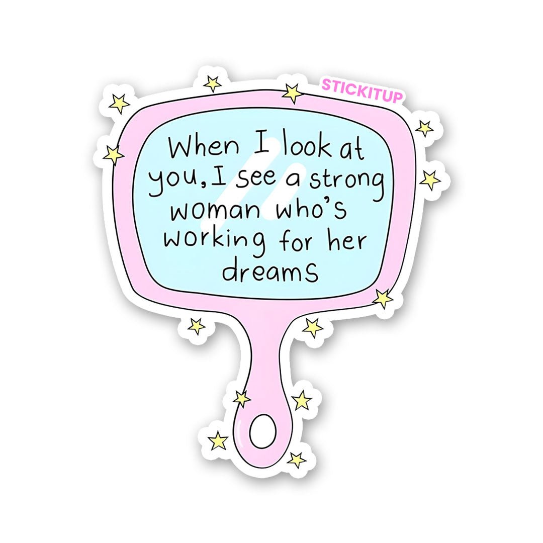 WHEN I LOOK AT YOU Sticker