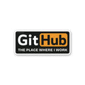 Where I Push My Code Sticker