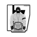 WRESTLING BEAST Sticker