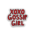 Xoxo Girl Glitter Sticker