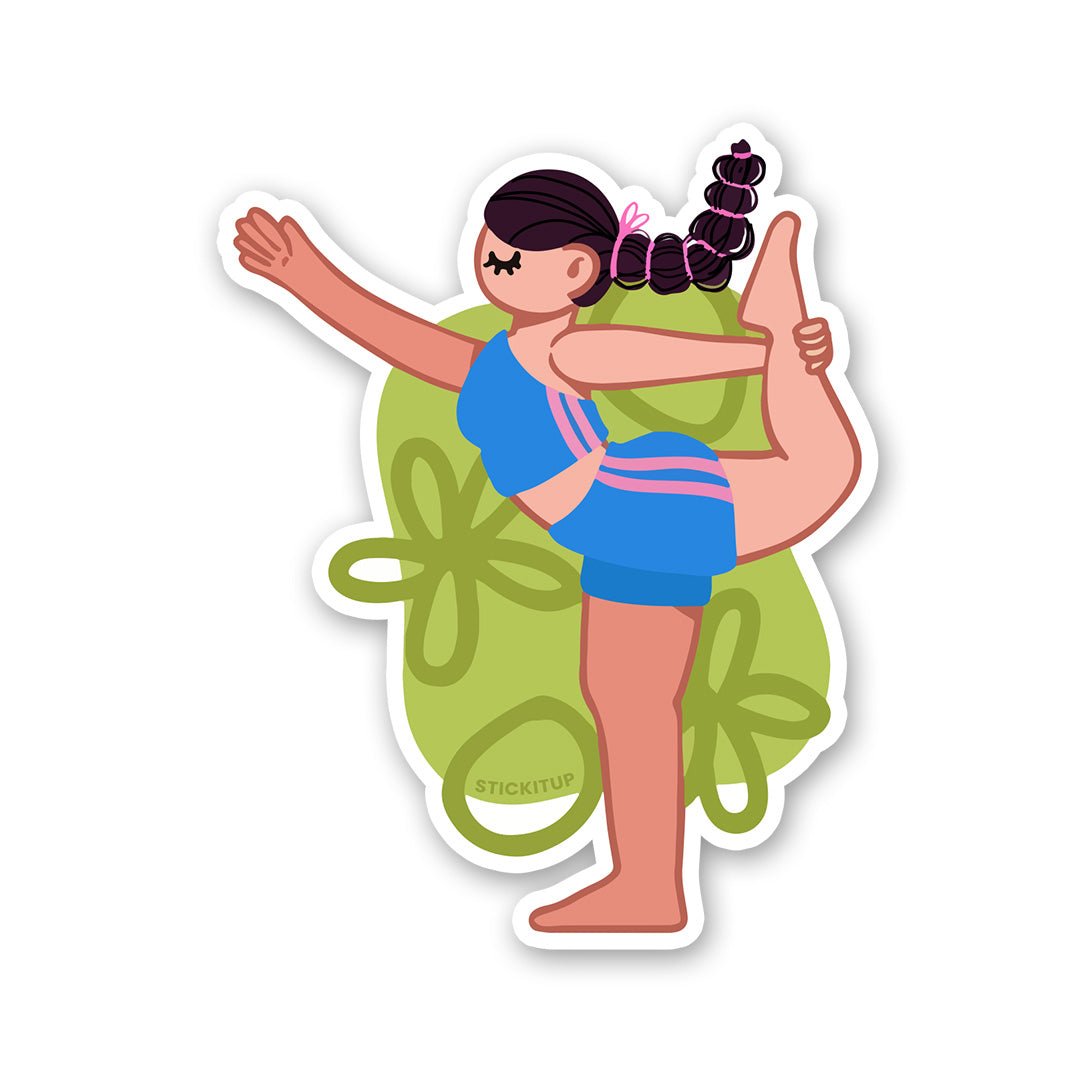 Yoga Girl - Laptop & Mobile Stickers