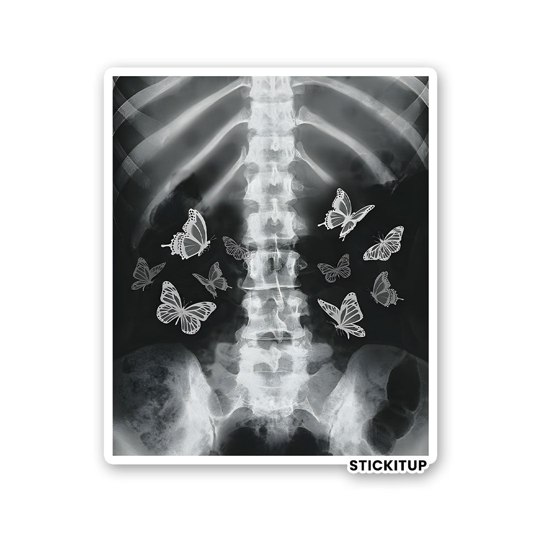 YOU GIVE ME BUTTERFLIES Sticker